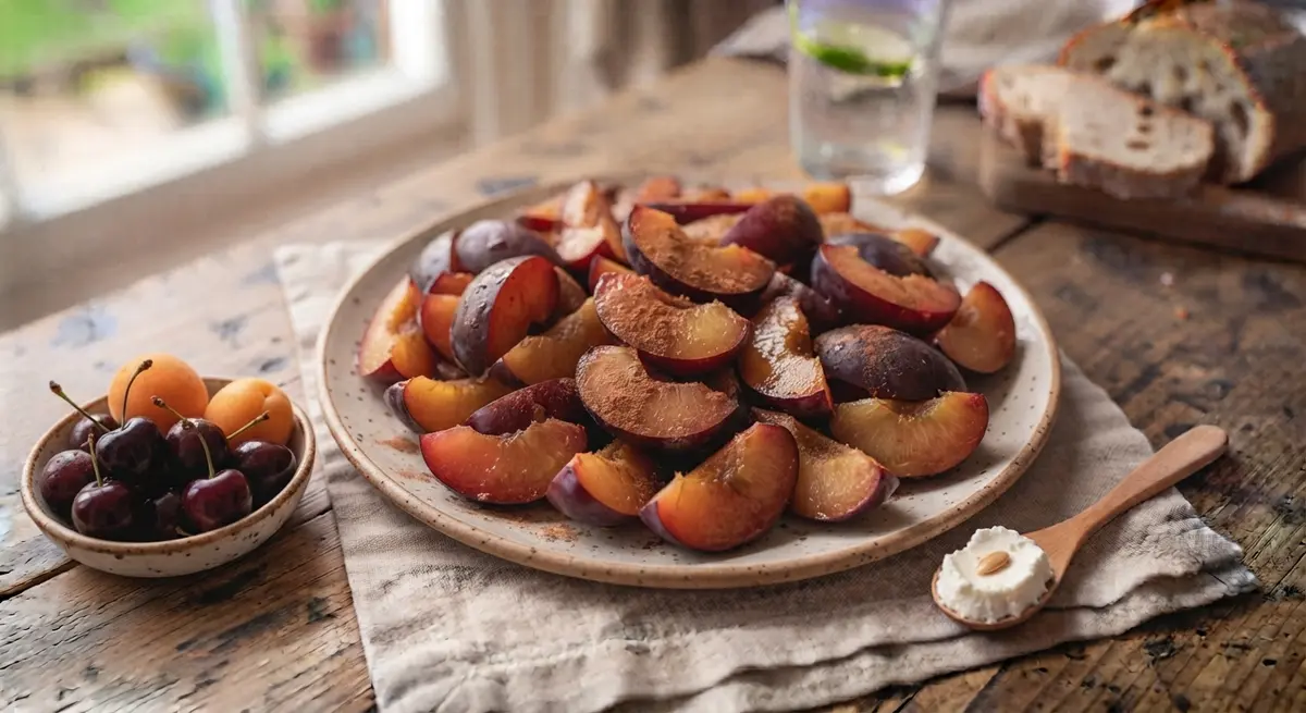 Ripe Plum Slices